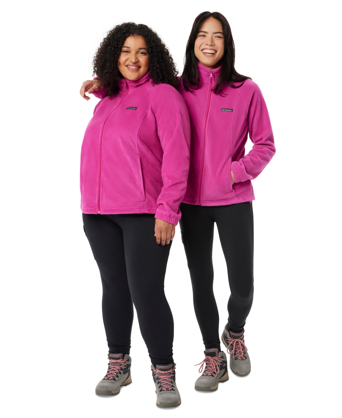 Columbia Women's Benton Springs Fleece Jacket, Xs-3x In Fuchsia