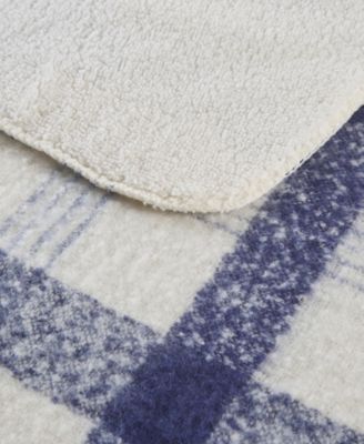 Bloomington Faux Mohair to Sherpa Throw, 50" x 60"