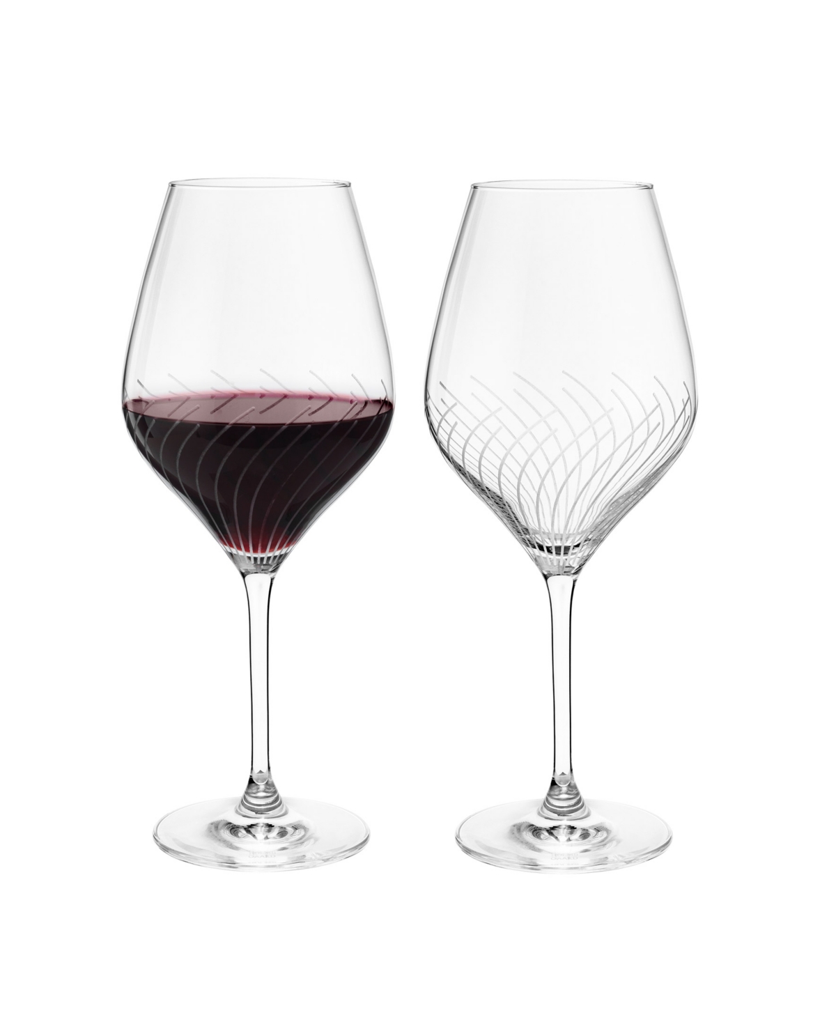 Rosendahl Holmegaard Cabernet Lines 17.6 oz Red Wine Glasses, Set Of 2 In Clear