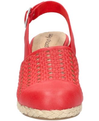 Women's Taffy Buckle Slingback Espadrille Wedges