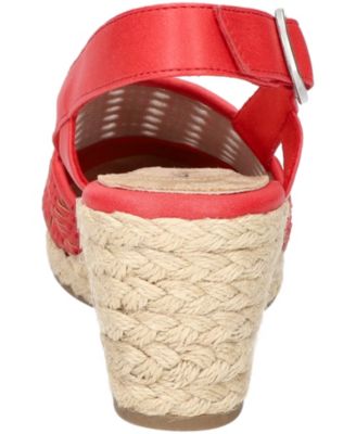 Women's Taffy Buckle Slingback Espadrille Wedges