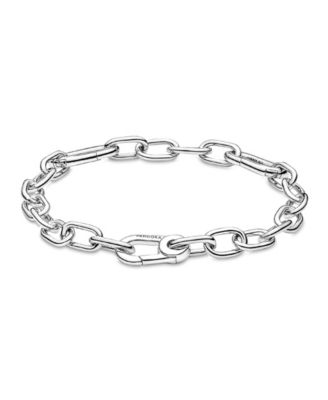 ME Sterling Silver Link Chain Bracelet