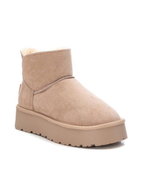 Женские ботинки XTI Suede Winter, цвет: Бежевый