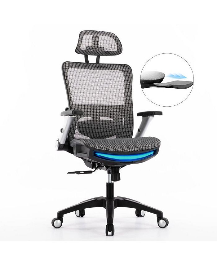 COLAMY Executive Mesh Back Office Chair with Footrest Macy's