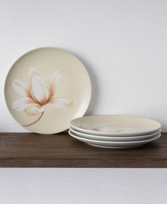 Colorwave Floral Accent Plates, Set of 4