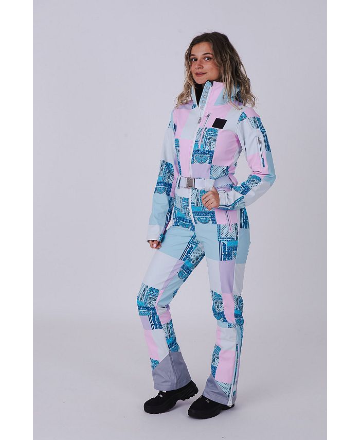 OOSC Women's Patchwork Chic Ski Suit Macy's
