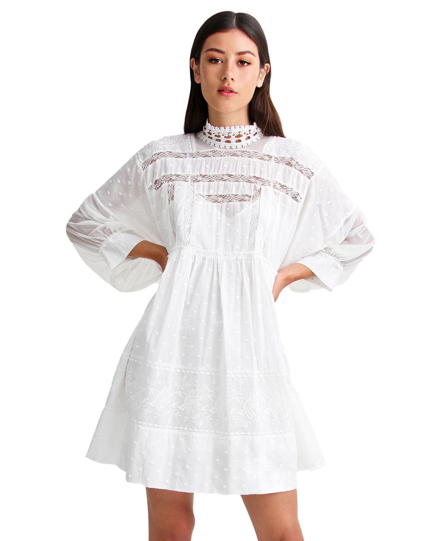 Women's Unforgettable Oversized Lace Mini Dress