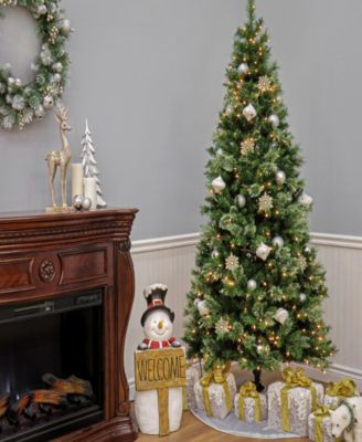 National Tree Company National Tree Tacoma Pine Slim With 500 Clear Lights