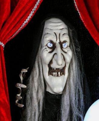 28" Animated Halloween Sound Activated Fortune Teller