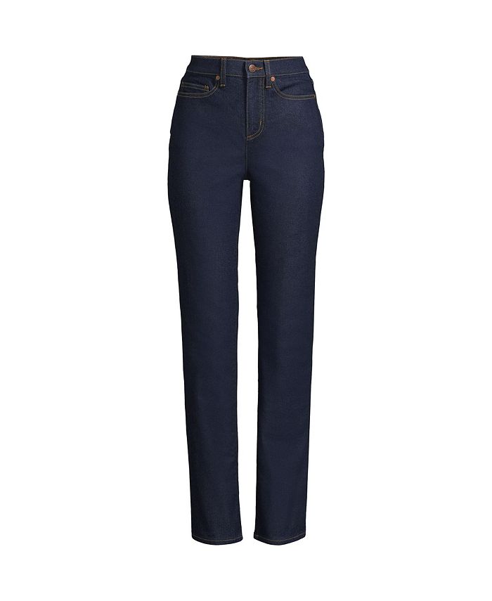 Lands' End Women's Plus Size Recover High Rise Straight Leg Flannel