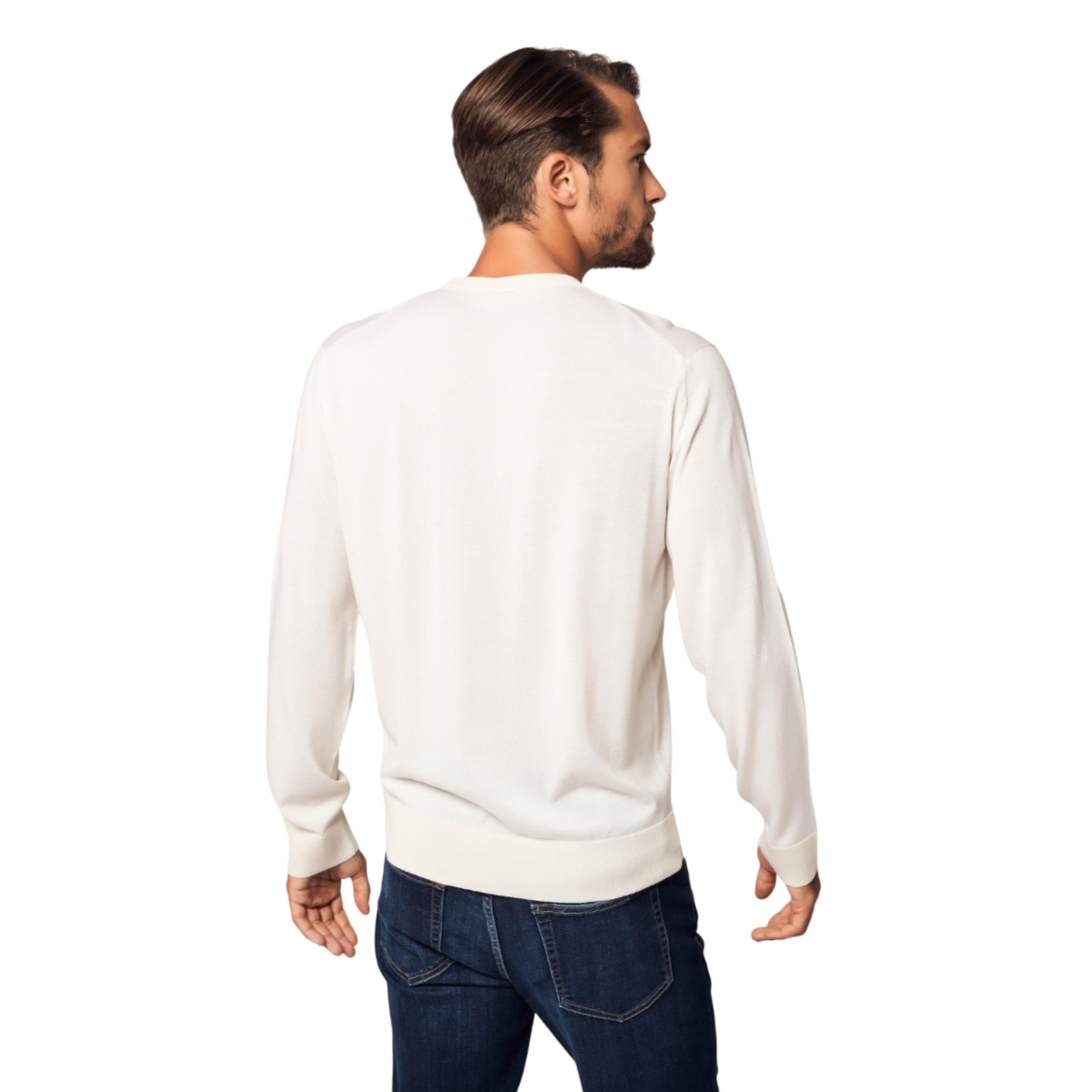 Bellemere Men's Pure Crew Neck Merino Sweater
