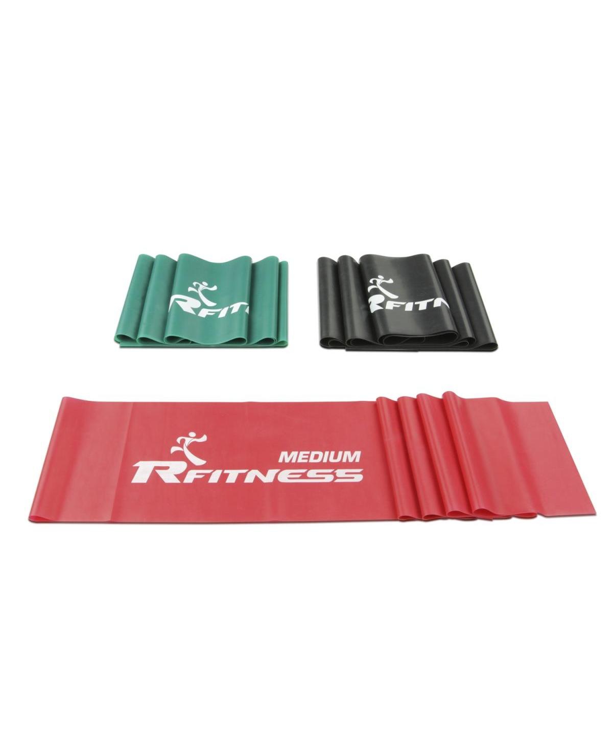 Furinno60 in. Rfitness Professional Flat Stretch Latex Exercise Band - 3 Piece - Open miscellaneous