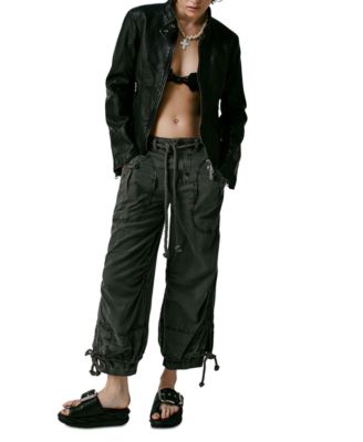 Free People - Women's Max Faux-Leather Moto Jacket