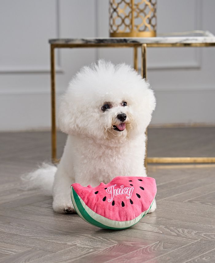 Juicy Couture Plush Watermelon Squeaky Pet Toy - Macy's