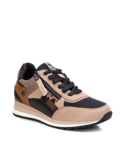 Женские кроссовки XTI Casual Lace-Up, цвет: Бежевый / Хаки