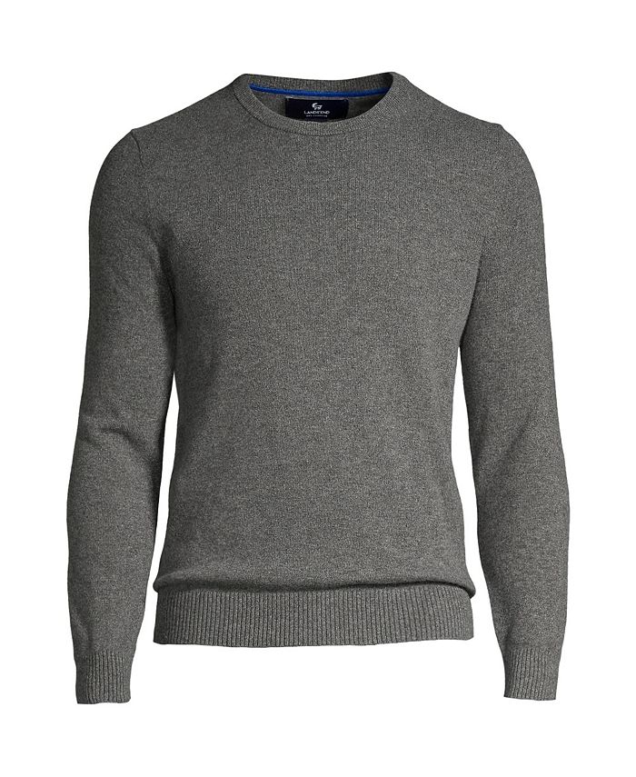 Lands' End Men's Fine Gauge Cashmere Sweater Macy's