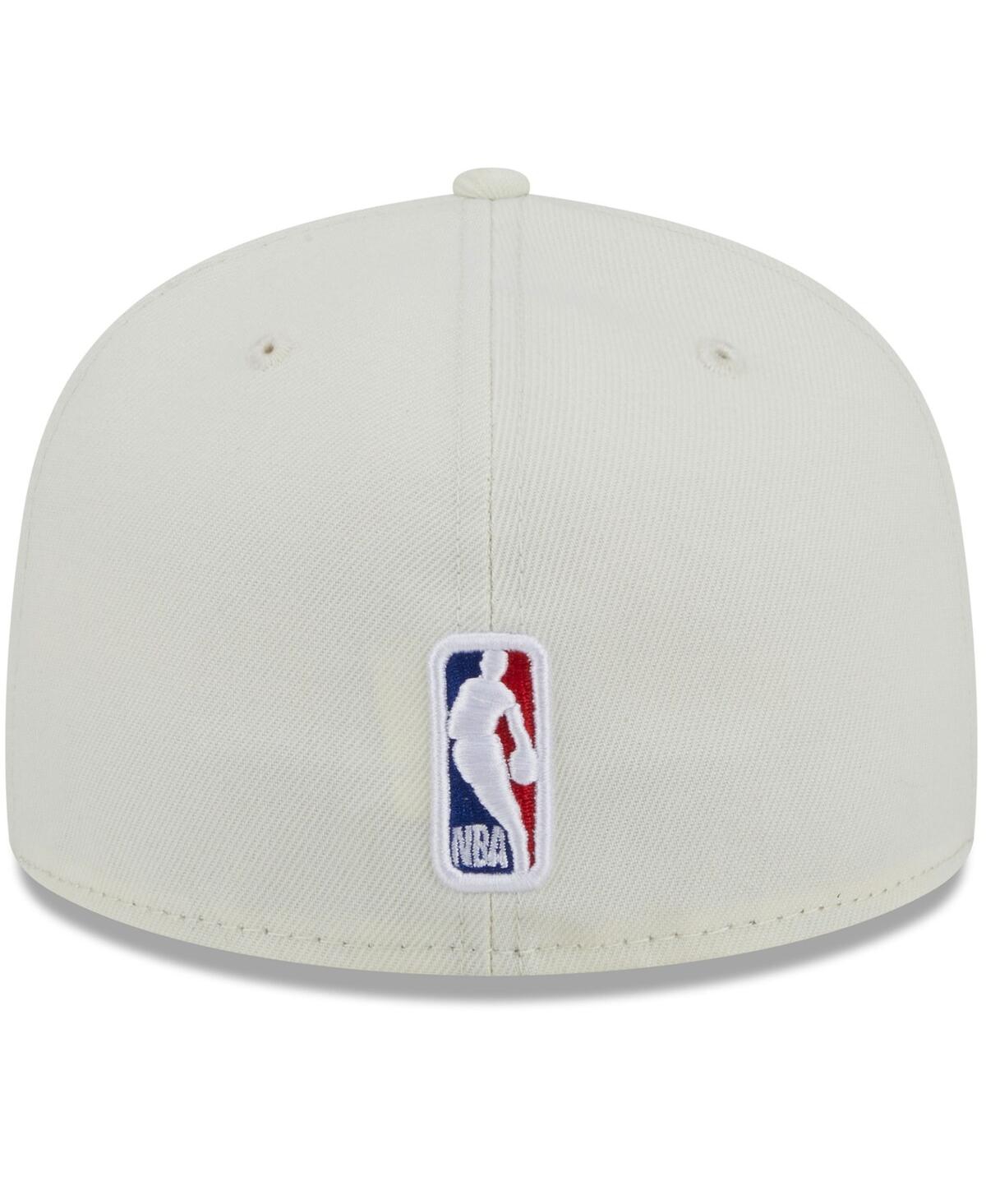 Shop Staple Men's New Era X  Cream, Purple Los Angeles Lakers Nba X  Two-tone 59fifty Fitted Hat In Cream,purple