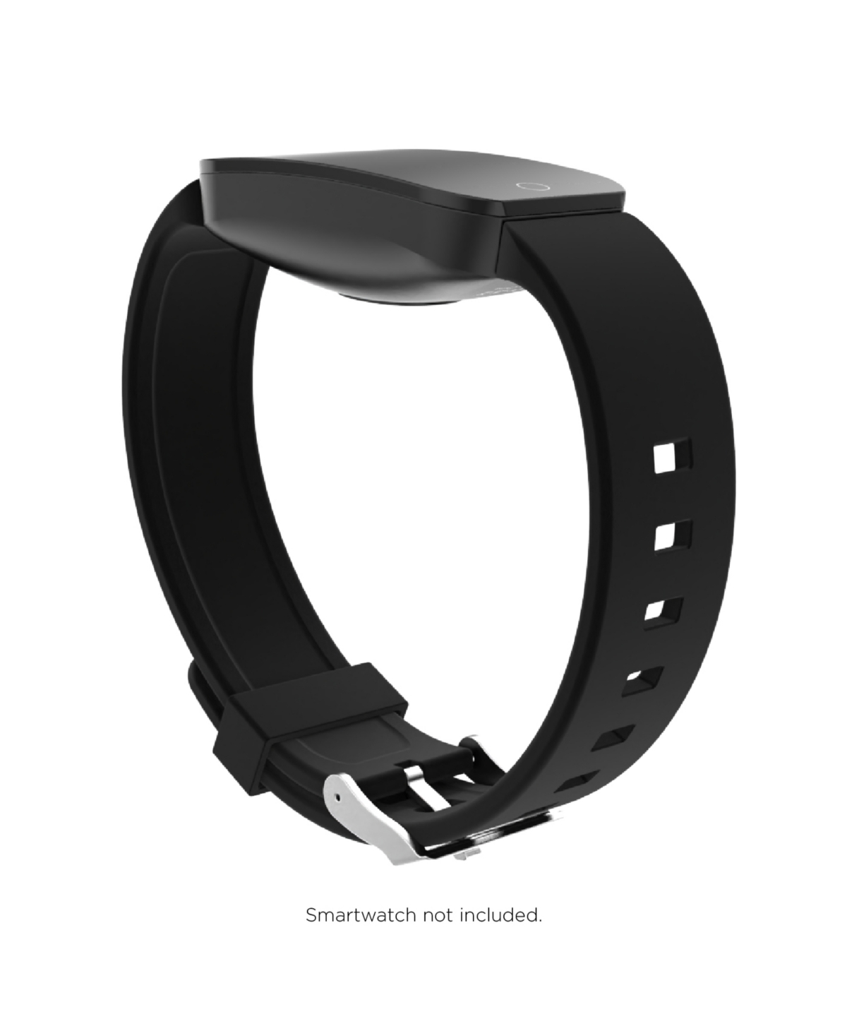 Shop Itouch Active Unisex Black Extra Interchangeable Silicone Strap