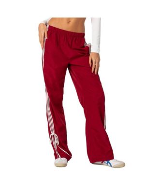 Edikted Women's Remy ribbon track pants - Macy's