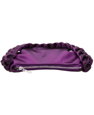 Braided Crystal Hobo Bag