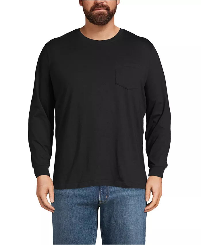 Big & Tall Super-T Long Sleeve T-Shirt with Pocket - thumbnail 8