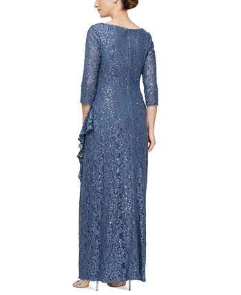 Alex Evenings Embellished A Line Dress Macy s