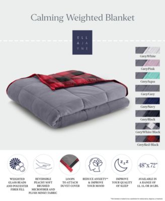 Reversible Anti-Anxiety 20lb Weighted Blanket