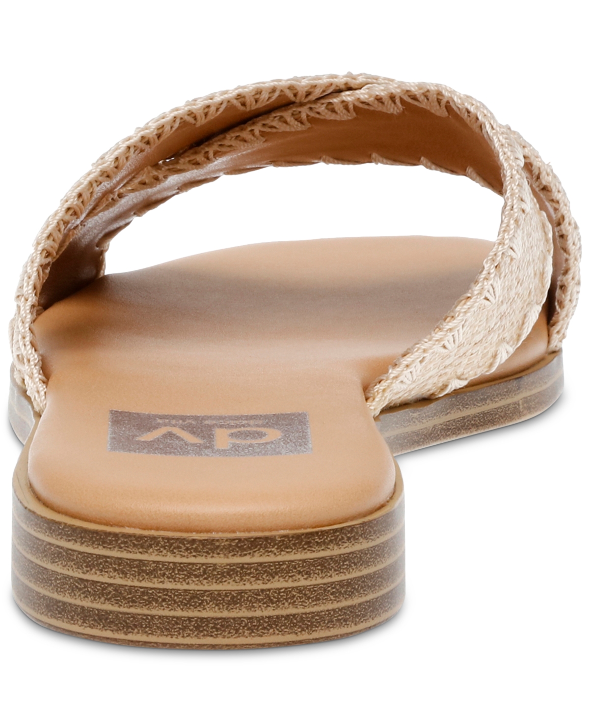 Dv Dolce Vita Women's Miguel Crisscross Flat Slide Sandals