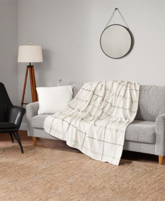 Palmdale Plaid Cozy Plush Throw, 50" x 70"