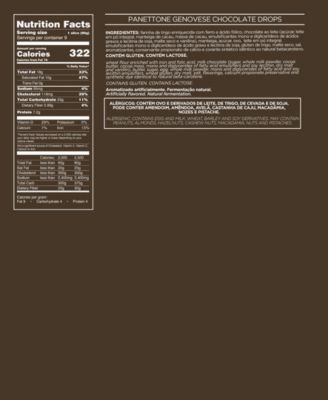 Panettone Premium Genovese Chocolate Drops, 26.46 oz