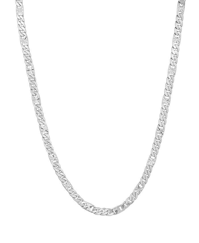 And Now This Diamond Cut Silver-Plated or 18K Gold-Plated Cuban Chain ...