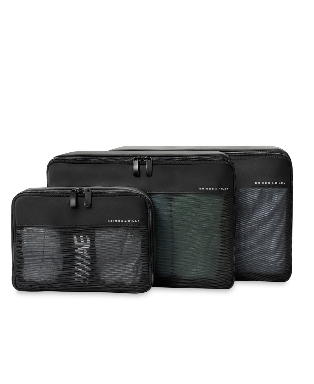 Briggs & Riley Travel Essentials Carry On Packing Cube Set In Black