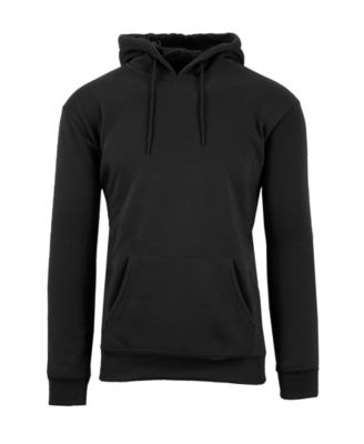 Men's Oversized Slim-Fit Fleece-Lined Pullover Hoodie