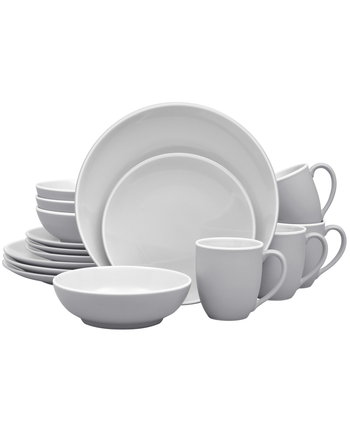 Noritake ColorTrio Coupe Dinnerware Set, Service for 4