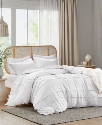 Porter Washed Pleated 2-Pc. Duvet Cover Set, Twin/Twin XL