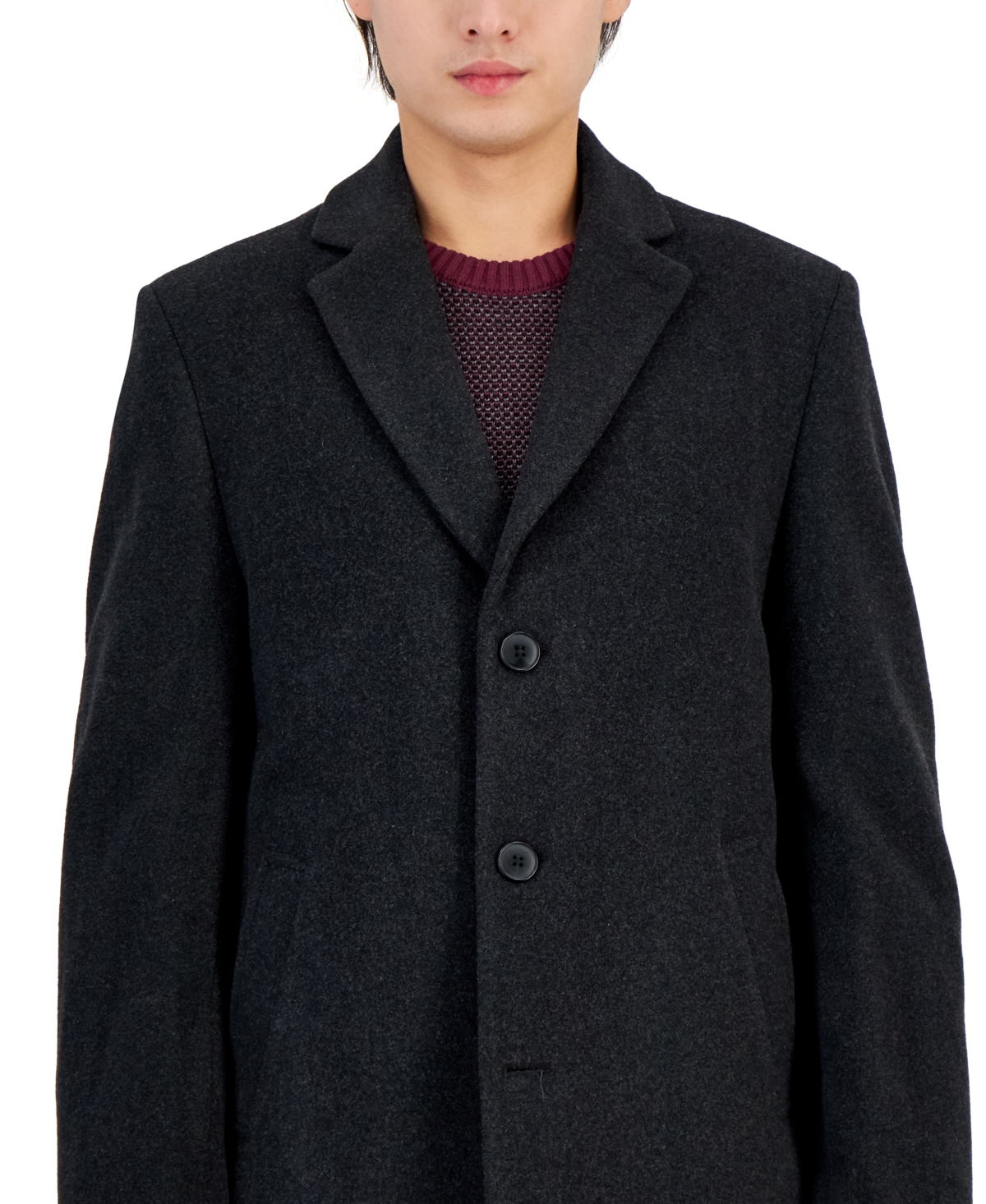 Calvin klein prosper overcoat clearance