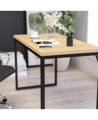 Berlin Computer Desk With Open Metal Frame