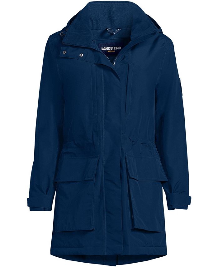 Lands' End Women's Tall Squall Waterproof Insulated Winter Parka Macy's