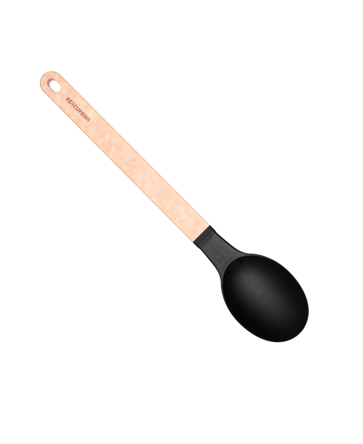 Epicurean Gourmet Series Nylon Medium Spoon With Black Head Handle, 13.25" In Natural