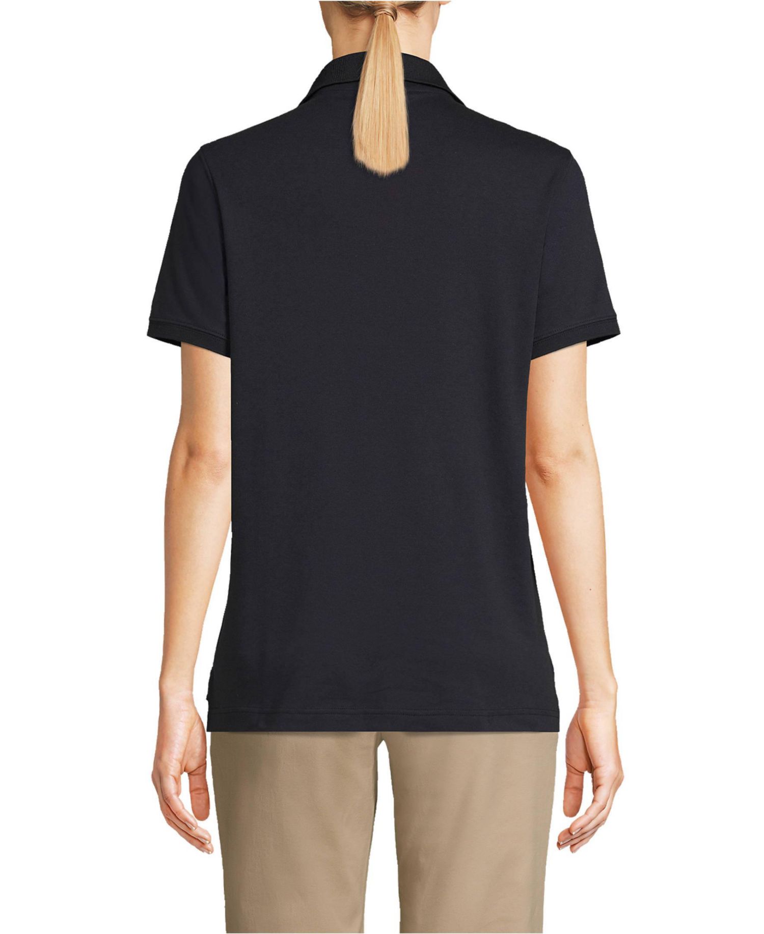 Women's Short Sleeve Interlock Polo Shirt