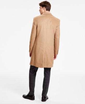 Men's Classic Fit Luxury Wool Cashmere Blend Overcoats