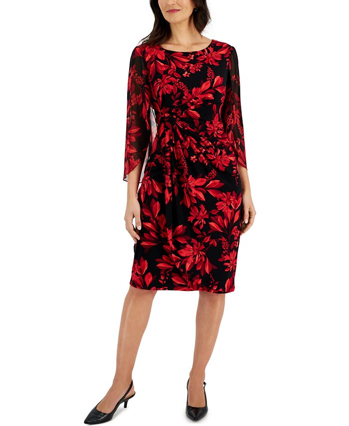 Connected Women's Printed Sheath Dress - Macy's
