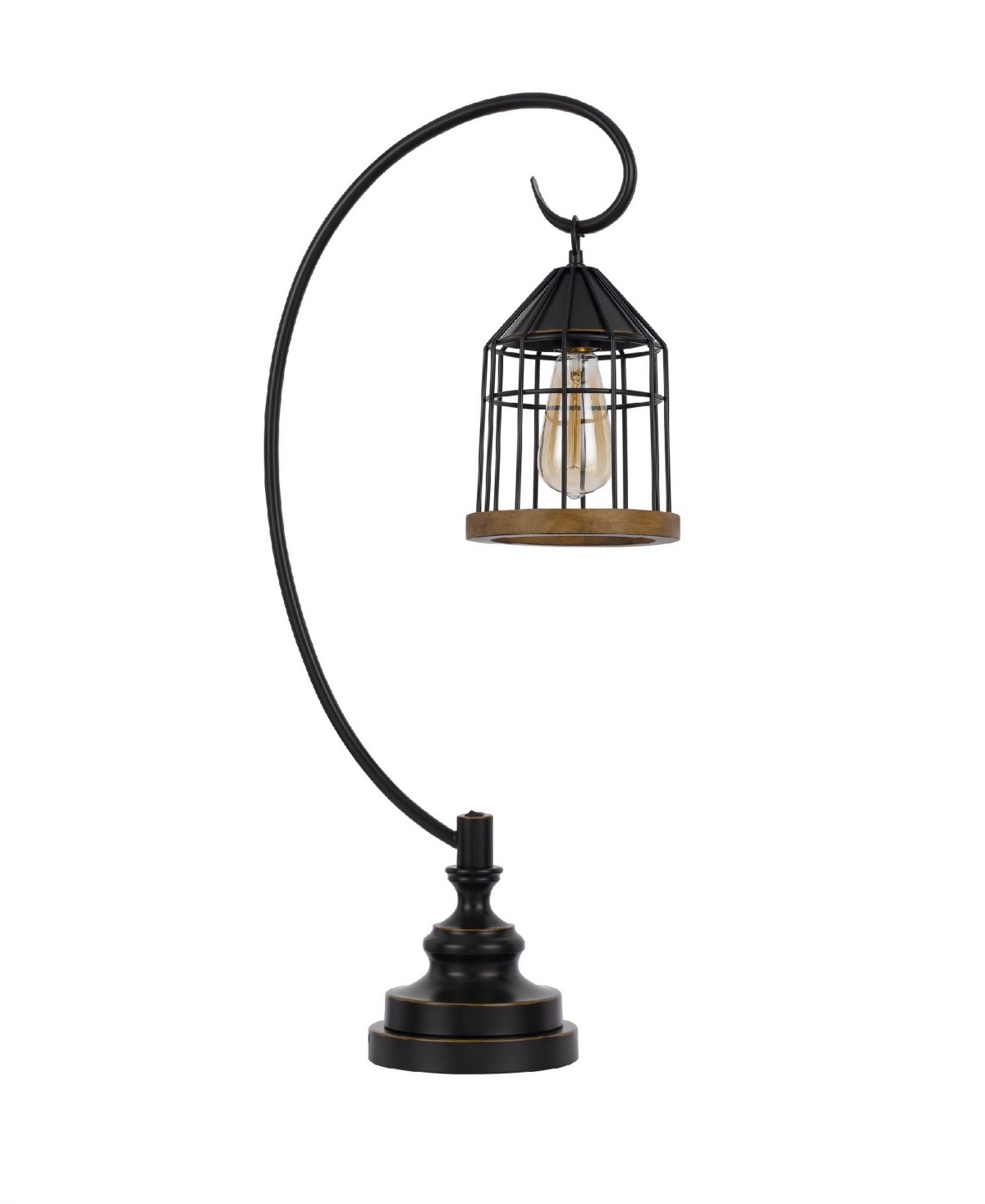 Cal Lighting 30.5" Height Metal Table Lamp In Dark Bronze