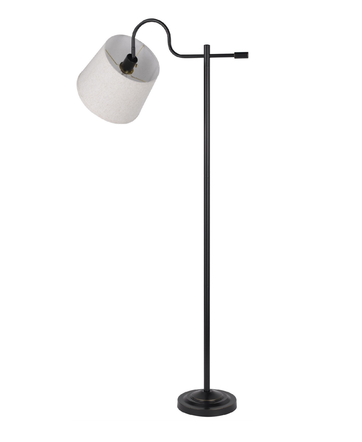 Shop Cal Lighting 62.5" Height Metal Floor Lamp In Dark Bronze