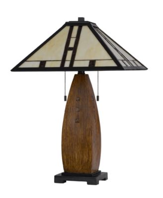 26" Height Metal and Resin Table Lamp