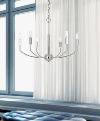 Maxton 6 Light 19" Height Metal Chandelier