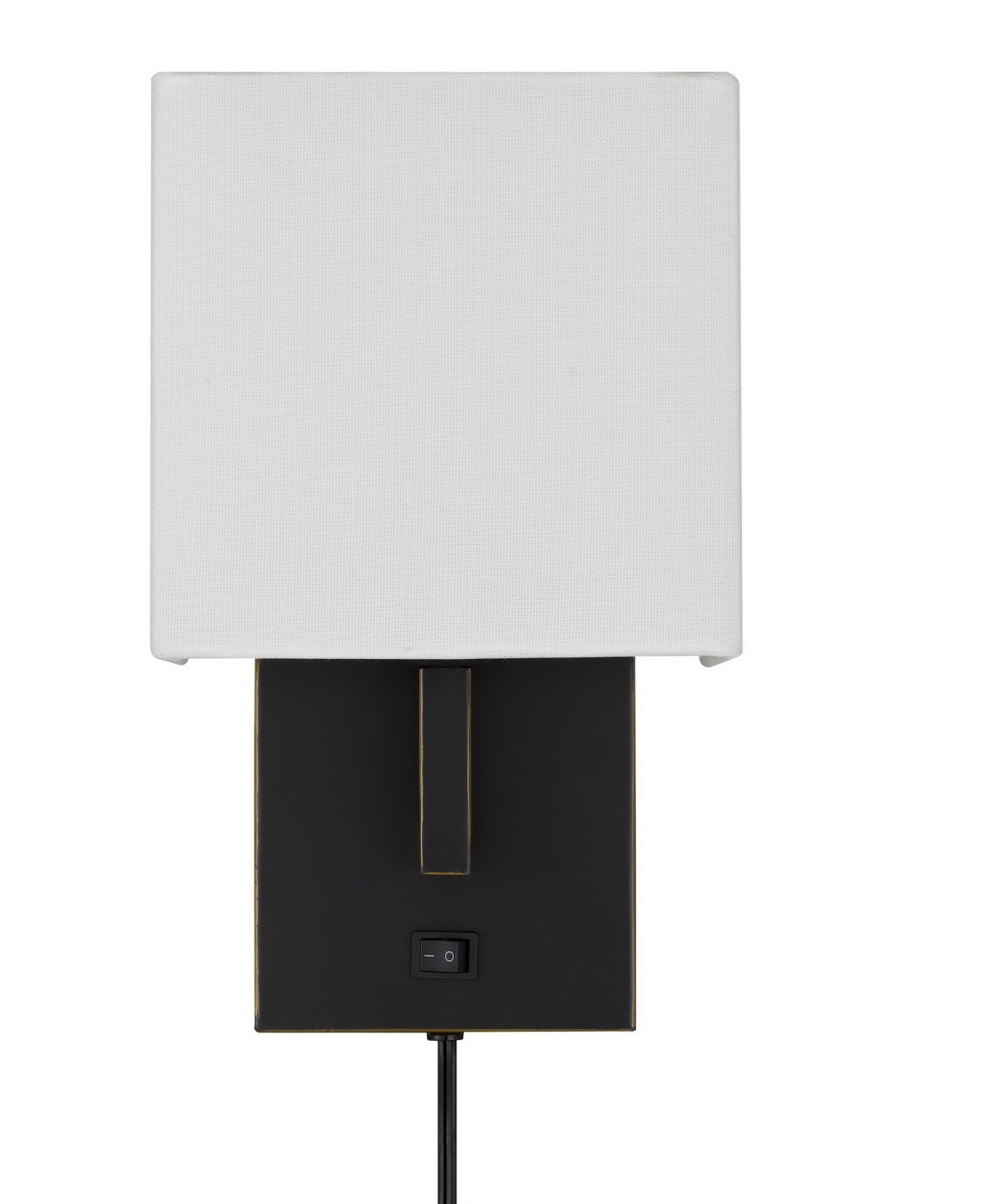 Cal Lighting 11.5" Height Metal Wall Lamp In Dark Bronze