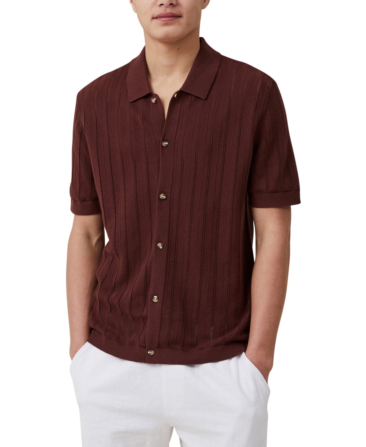 Men's Pablo Short Sleeve Shirt - Natural Pattern