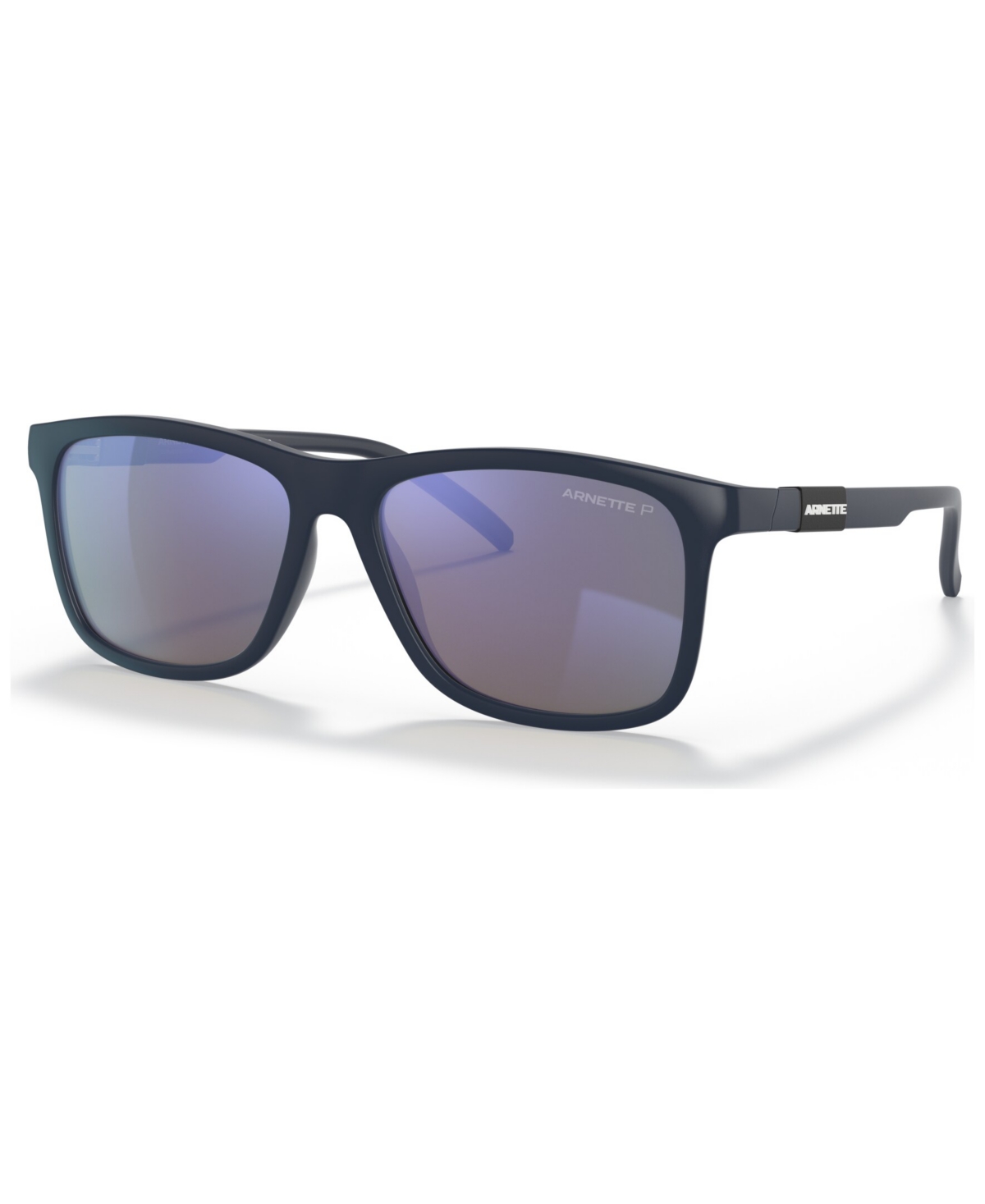 Arnette Unisex Dude Polarized Sunglasses, Mirror Polar An4276 In Matte Blue