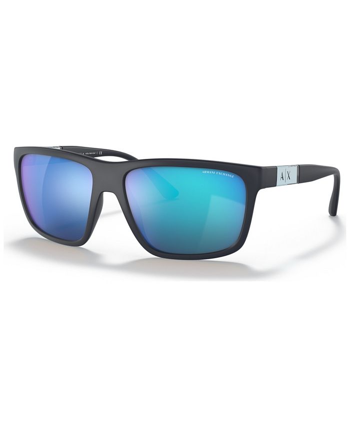 A X Armani Exchange Men s Sunglasses Mirror AX4121S Macy s